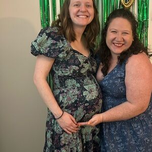 Free People Sundrenched Floral Print Sweetheart Neck Short Puff Sleeve Maxi